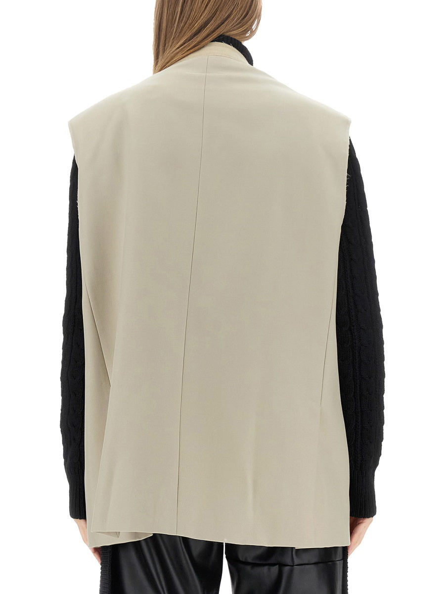 MM6 MAISON MARGIELA Oversized Single-Breasted Vest - Size S