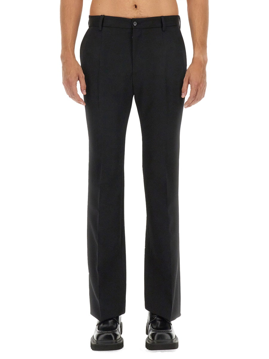 DOLCE & GABBANA Tailored Wool Trousers - Size 48 IT