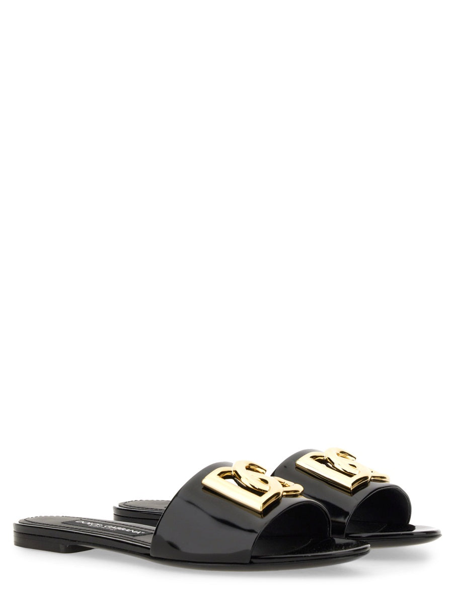 DOLCE & GABBANA Classic 1 CM Mini Leather Sandals for Women