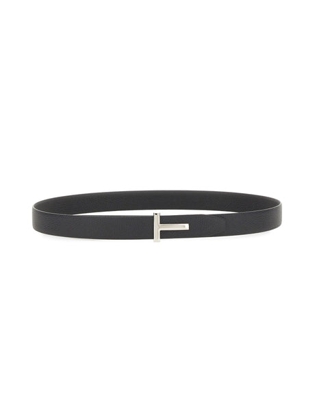 TOM FORD Reversible Leather Belt - 3 CM