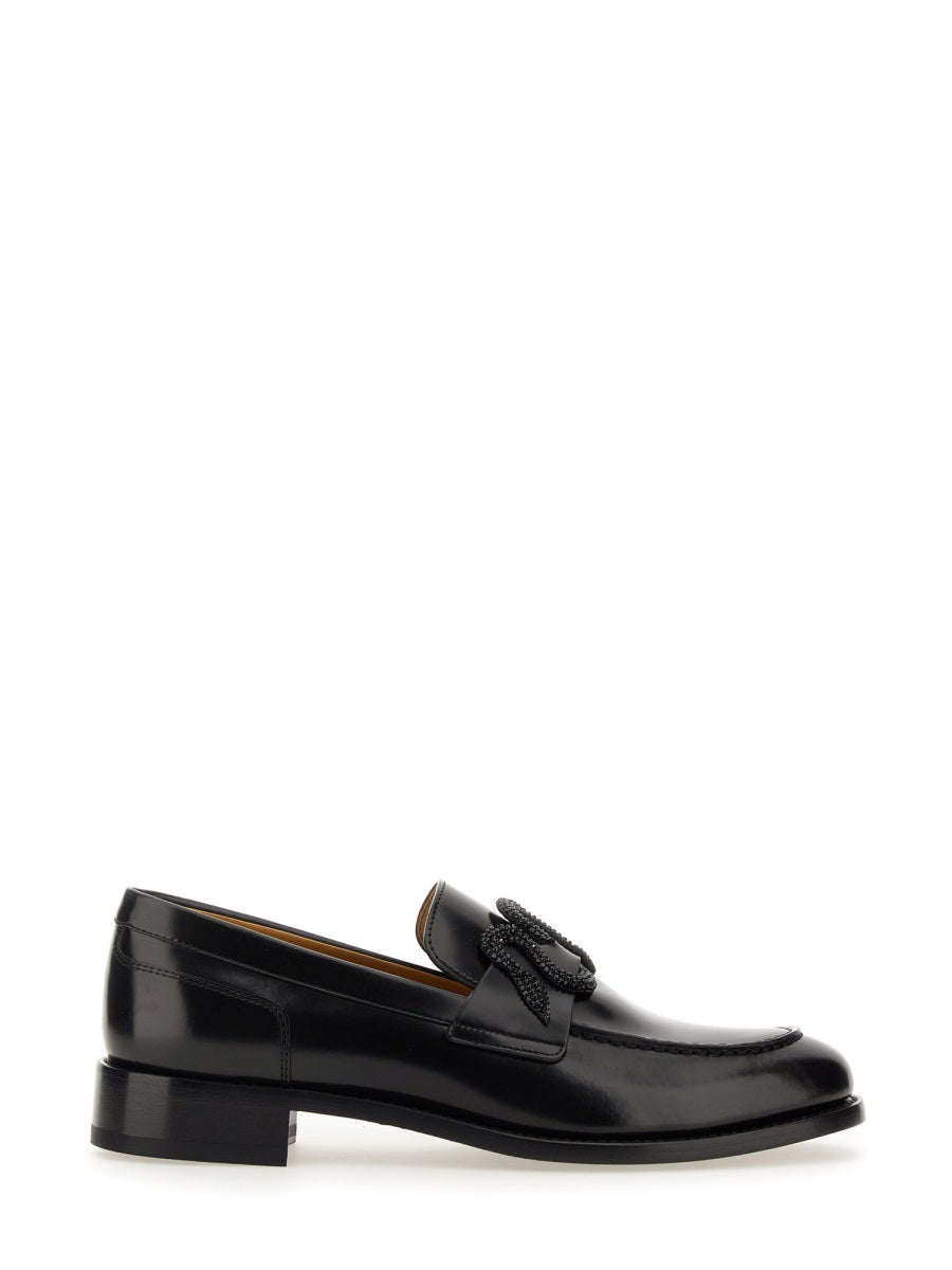 RENE CAOVILLA Classic Leather Loafer for Women