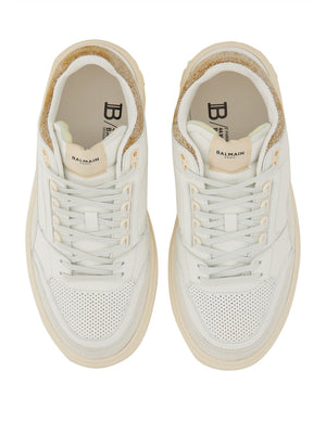 BALMAIN Mid-Top Sneakers with Rubber Sole