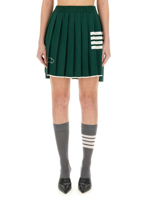 THOM BROWNE Chic Pleated Mini Skirt - Size 38