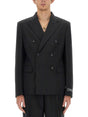 VERSACE Sophisticated Double-Breasted Blazer - Size 48 IT