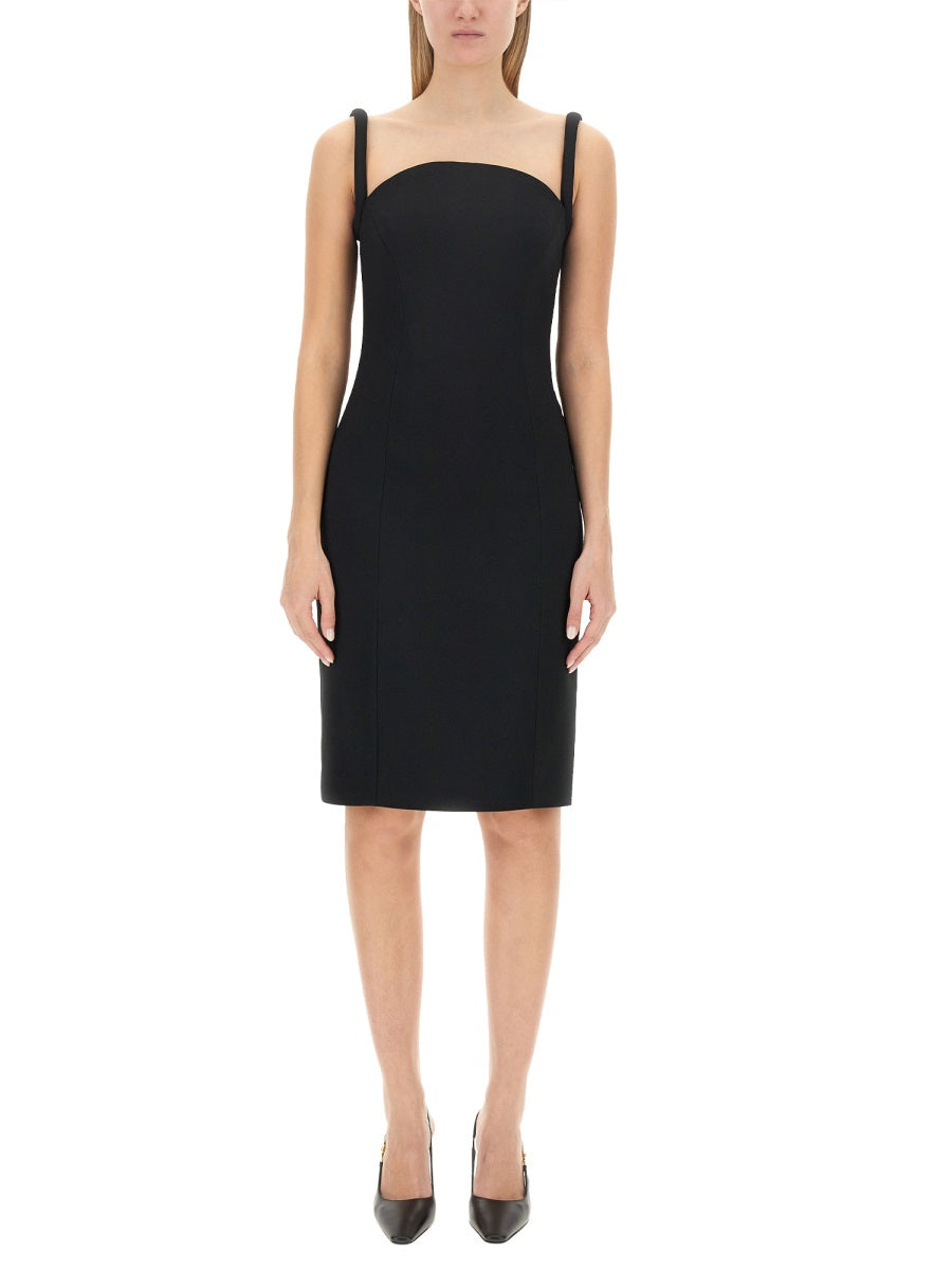 VERSACE Rolled Midi Dress - Slim Fit