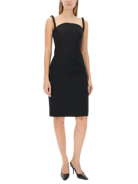 VERSACE Rolled Midi Dress - Slim Fit