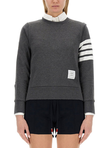 THOM BROWNE Classic Regular Fit Sweatshirt - Size 42 IT