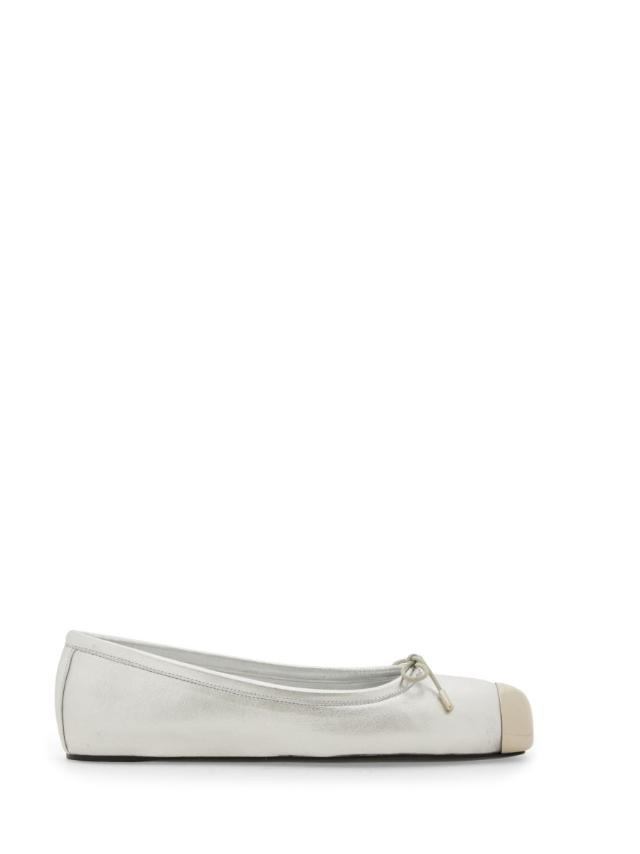 ALEXANDER McQUEEN Leather Ballerina Flats for Women