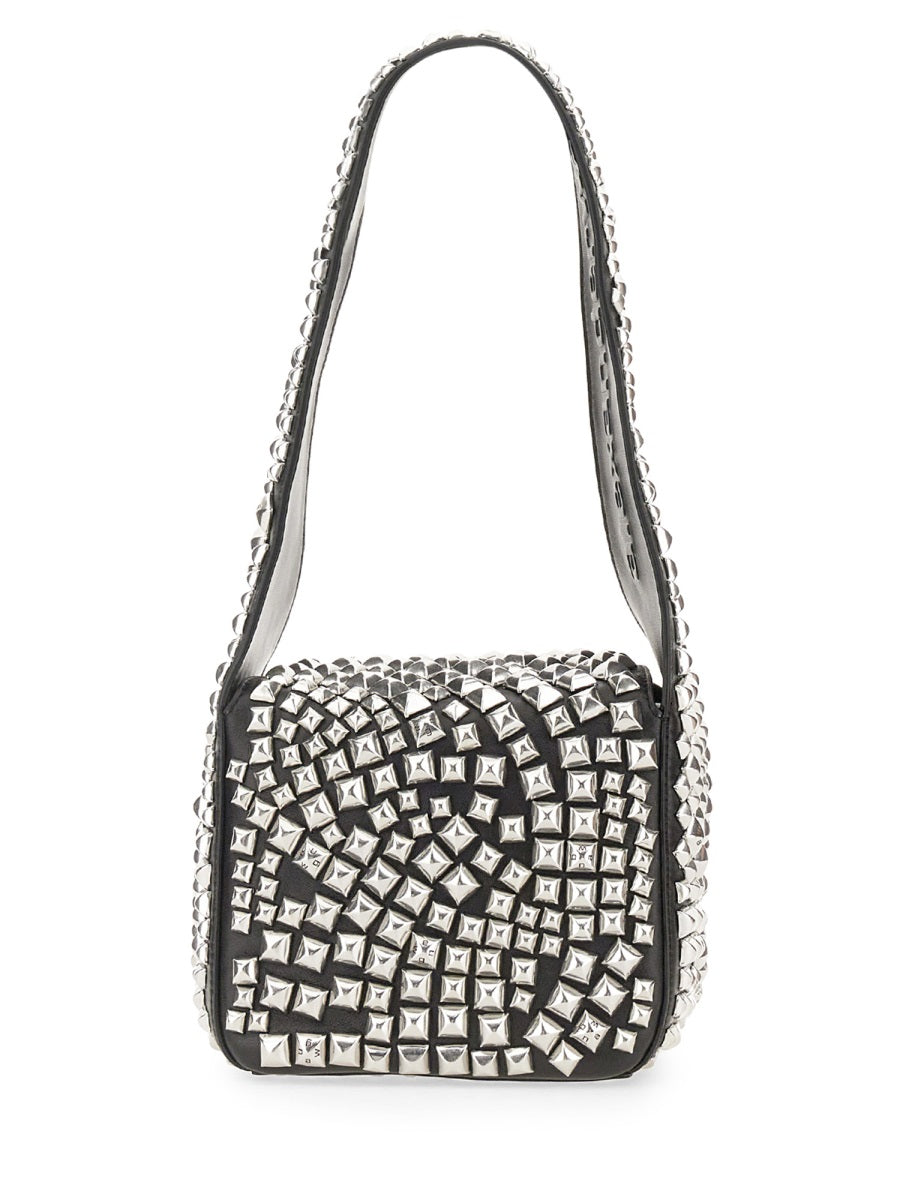 ALEXANDER WANG Mini Spike Hobo Handbag