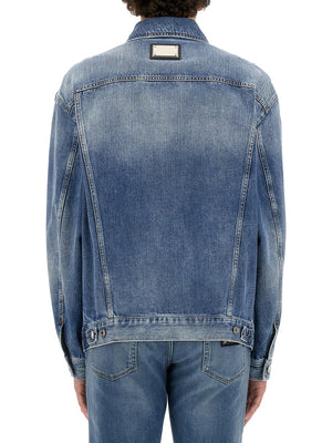 DOLCE & GABBANA Classic Denim Shirt - Size 48 IT