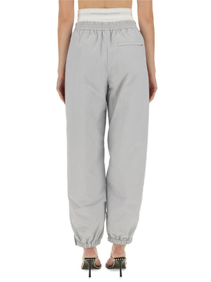 ALEXANDER WANG Relaxed Fit Sports Pants with Integrated Underwear - Size S