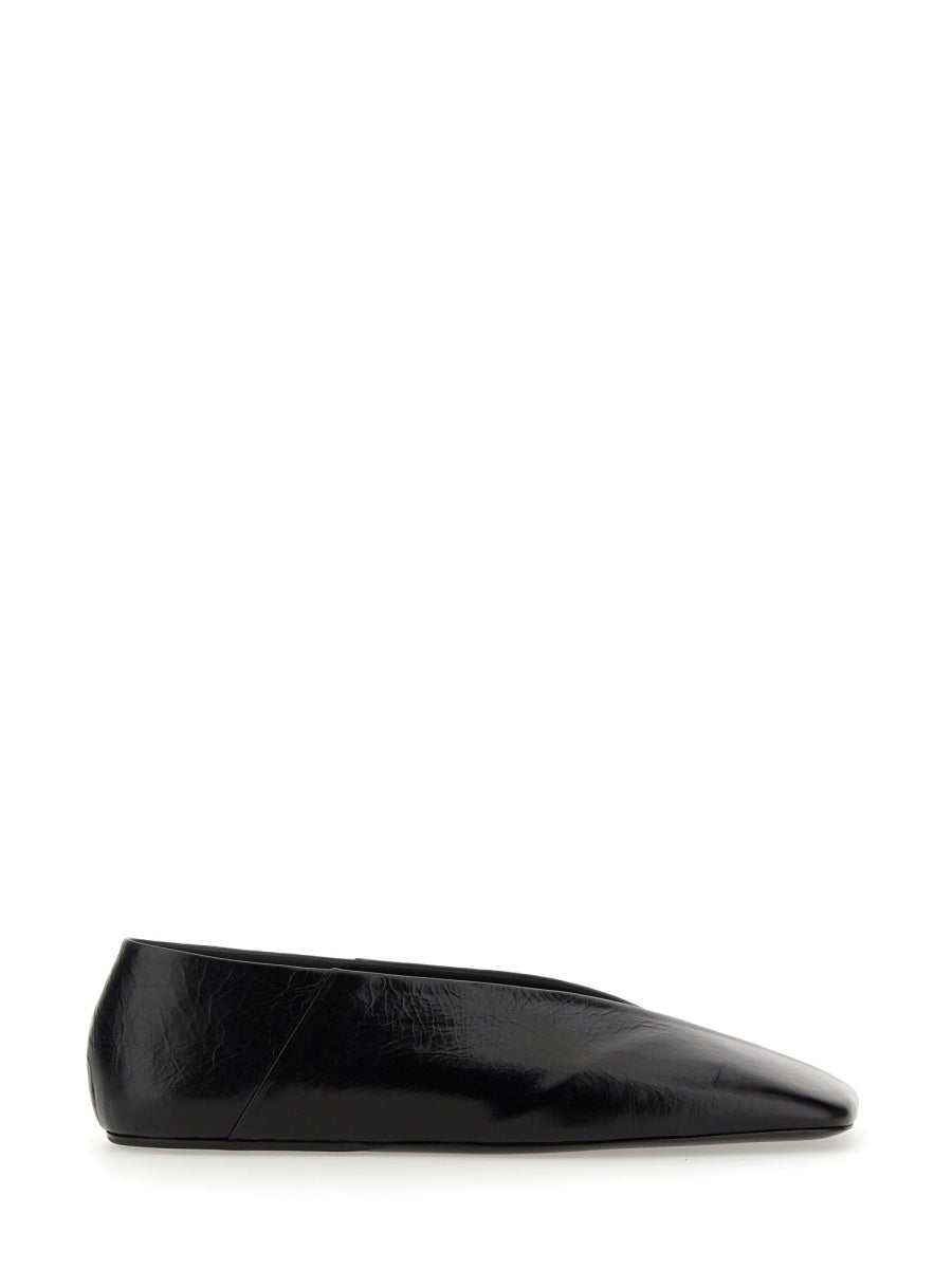 JIL SANDER Elegant Leather Slip-On Slippers for Women - SS24