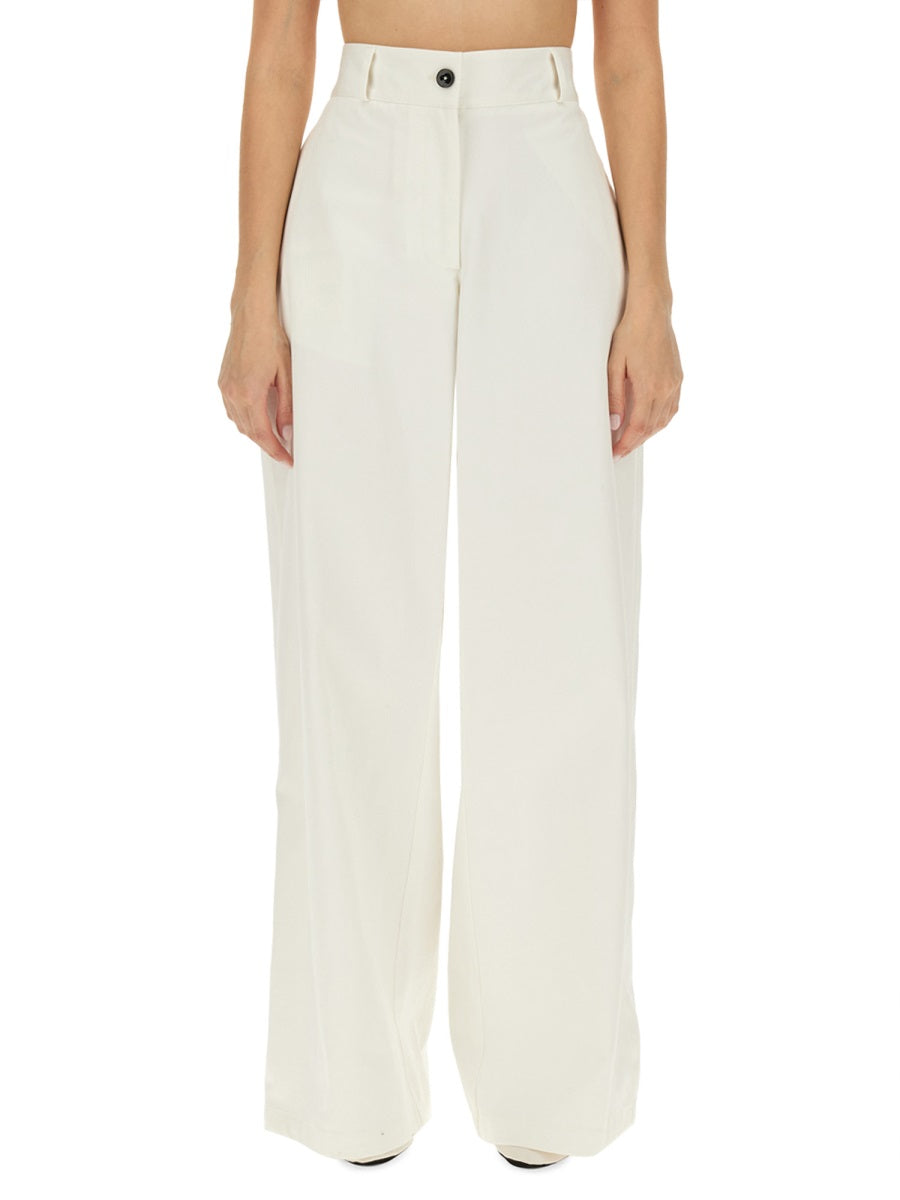 JIL SANDER Wide Leg Trousers - Size 38