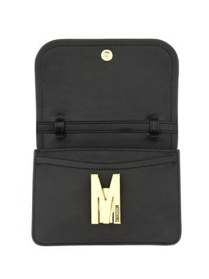 MOSCHINO Handbag with Logo - Mini Crossbody Style