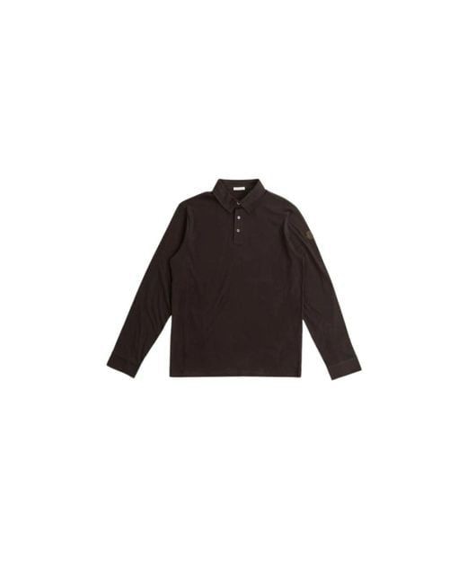 MONCLER Long-Sleeved Polo Shirt for Men