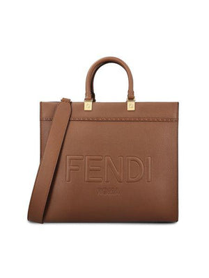 FENDI テンペスタカーフレザー ミディアムトートバッグ SS24