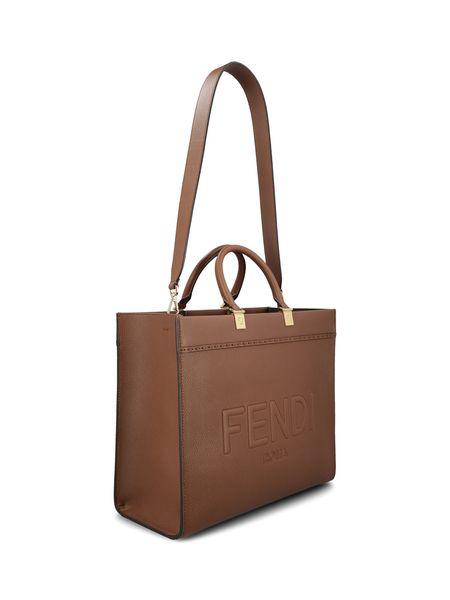 FENDI テンペスタカーフレザー ミディアムトートバッグ SS24