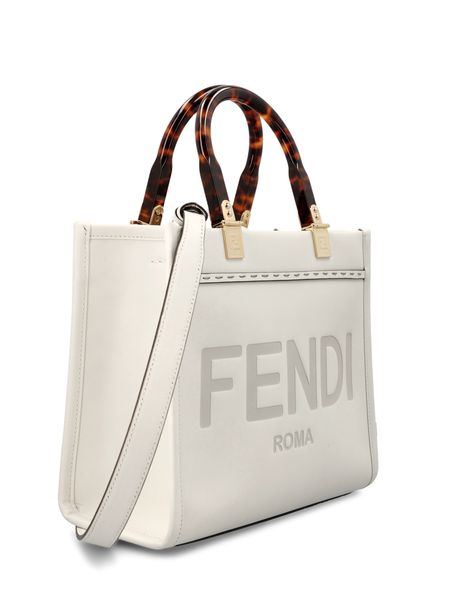 FENDI Stunning Yellow Raffia Canvas Tote Handbag