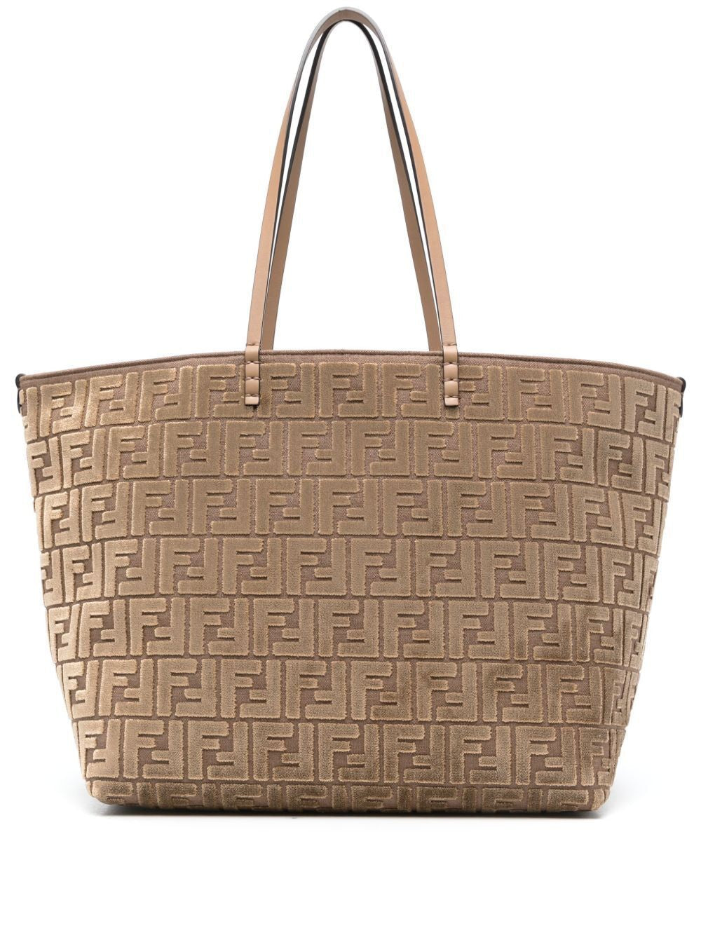 FENDI Roll FF Motif Tote Handbag - 35 CM