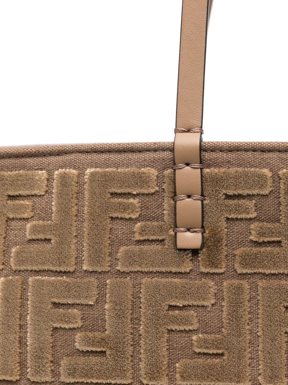 FENDI Roll FF Motif Tote Handbag - 35 CM