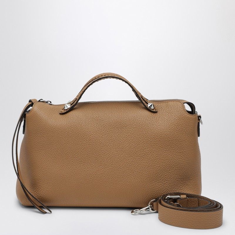 FENDI Leather Boston Handbag - 35 CM