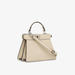 FENDI Mini Leather Peekaboo Iseeu Handbag