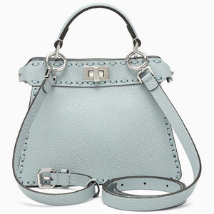 FENDI Mini Leather Peekaboo Iseeu Handbag