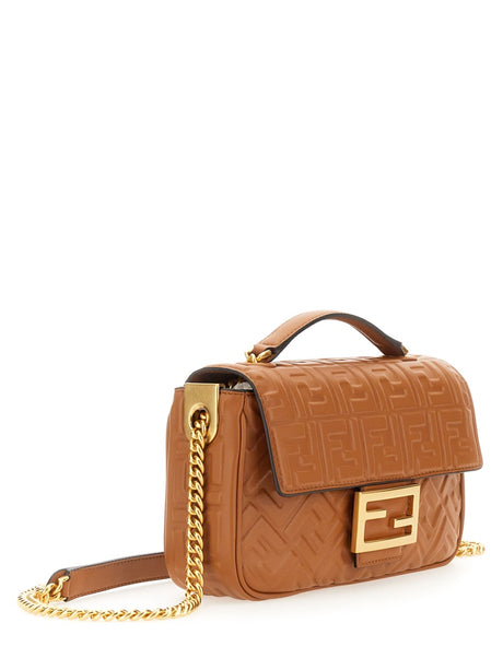 FENDI Chic Handbag with Chain Detail - Midi Size