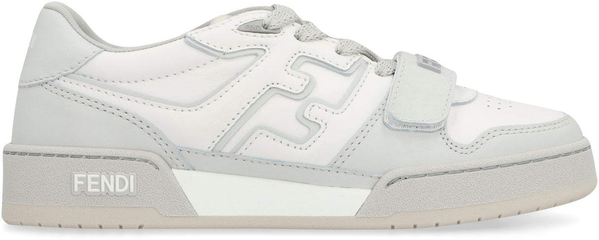 FENDI Modern and Chic Grey Lowtop Sneakers for Women