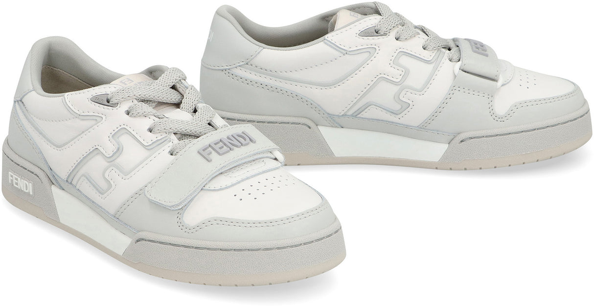 FENDI Modern and Chic Grey Lowtop Sneakers for Women