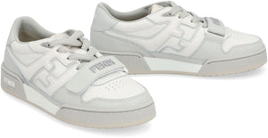 FENDI Modern and Chic Grey Lowtop Sneakers for Women