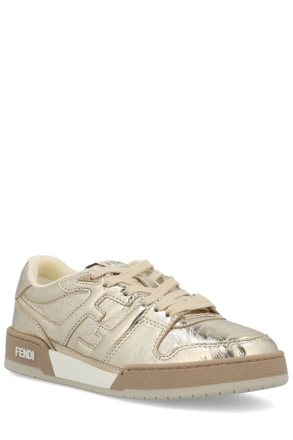 FENDI Laminated Nappa Leather Women's Sneakers