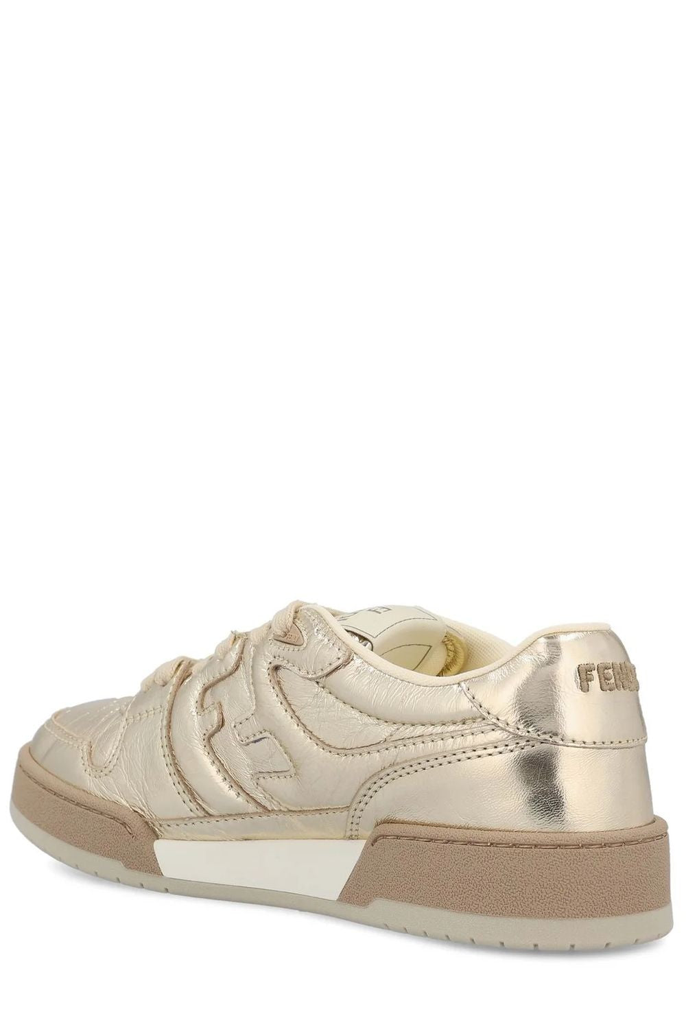 FENDI Laminated Nappa Leather Women's Sneakers