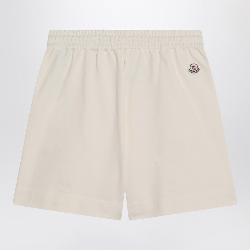 MONCLER Women's Mini Cotton Shorts with Elastic Waist