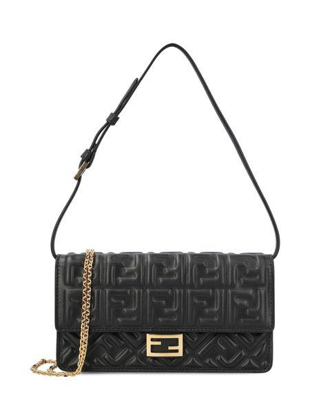 FENDI Mini Wallet on Chain in Luxurious Nappa Leather