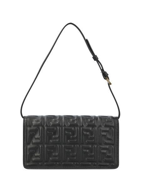 FENDI Mini Wallet on Chain in Luxurious Nappa Leather