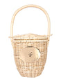 PATOU Wicker Bucket Handbag