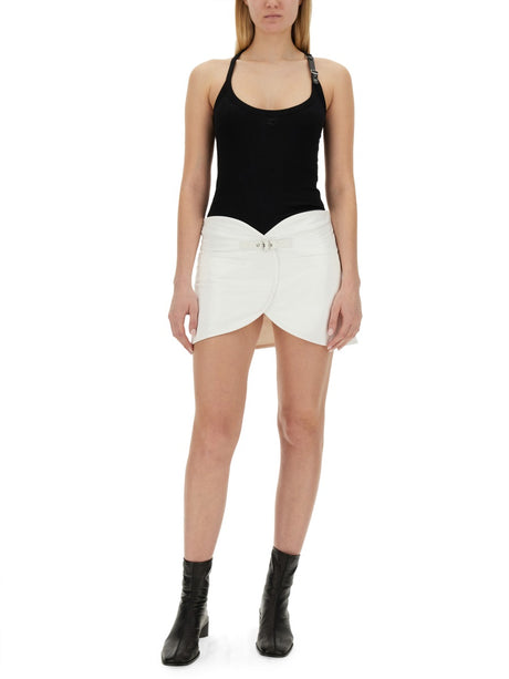 COURREGES Slim Fit Mini Skirt