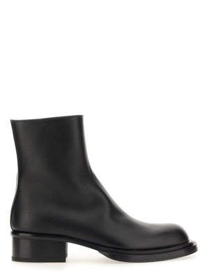 ALEXANDER McQUEEN Cuban Stack Boot with 4.5 cm Heel