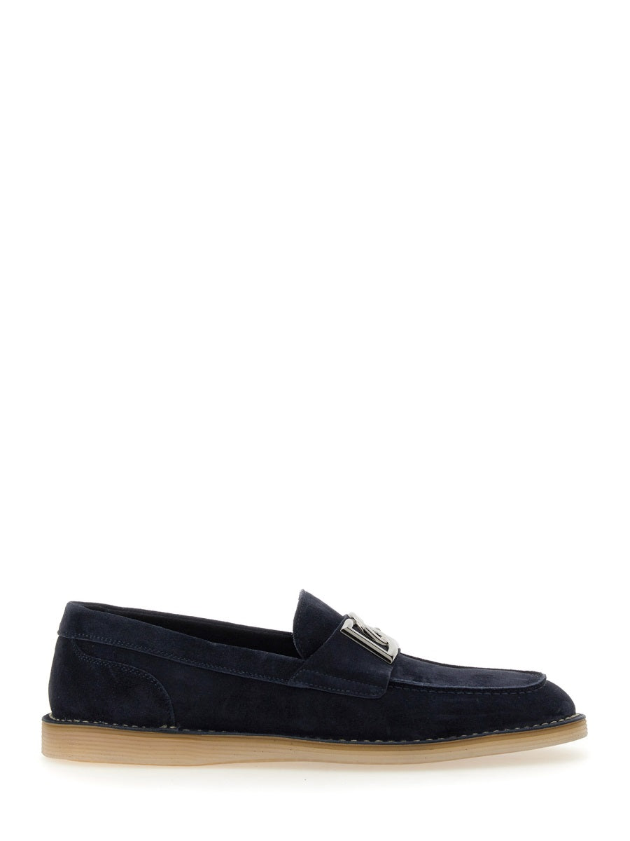 DOLCE & GABBANA Luxury Suede Loafer for Men