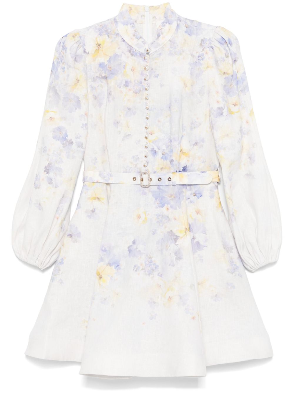 ZIMMERMANN Mini Floral Crush Dress