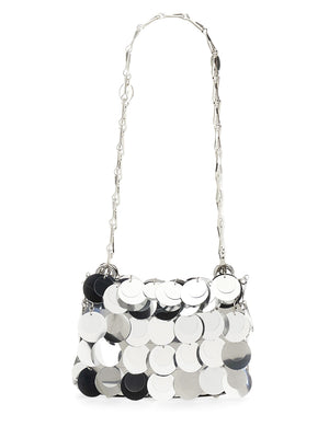 RABANNE Mini Sparkle Nano Shoulder Bag