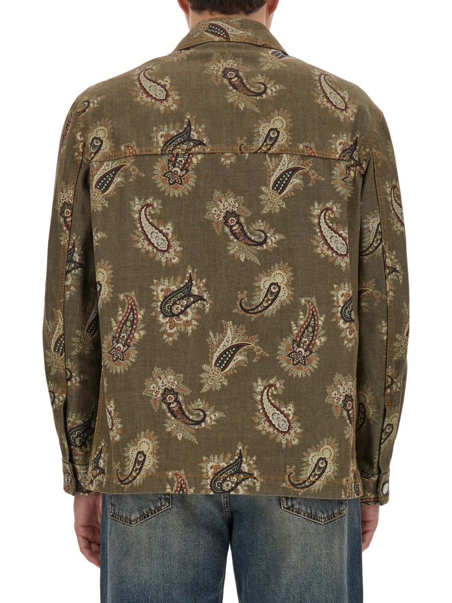 ETRO Oversized Paisley Print Shirt - Perfect for SS24