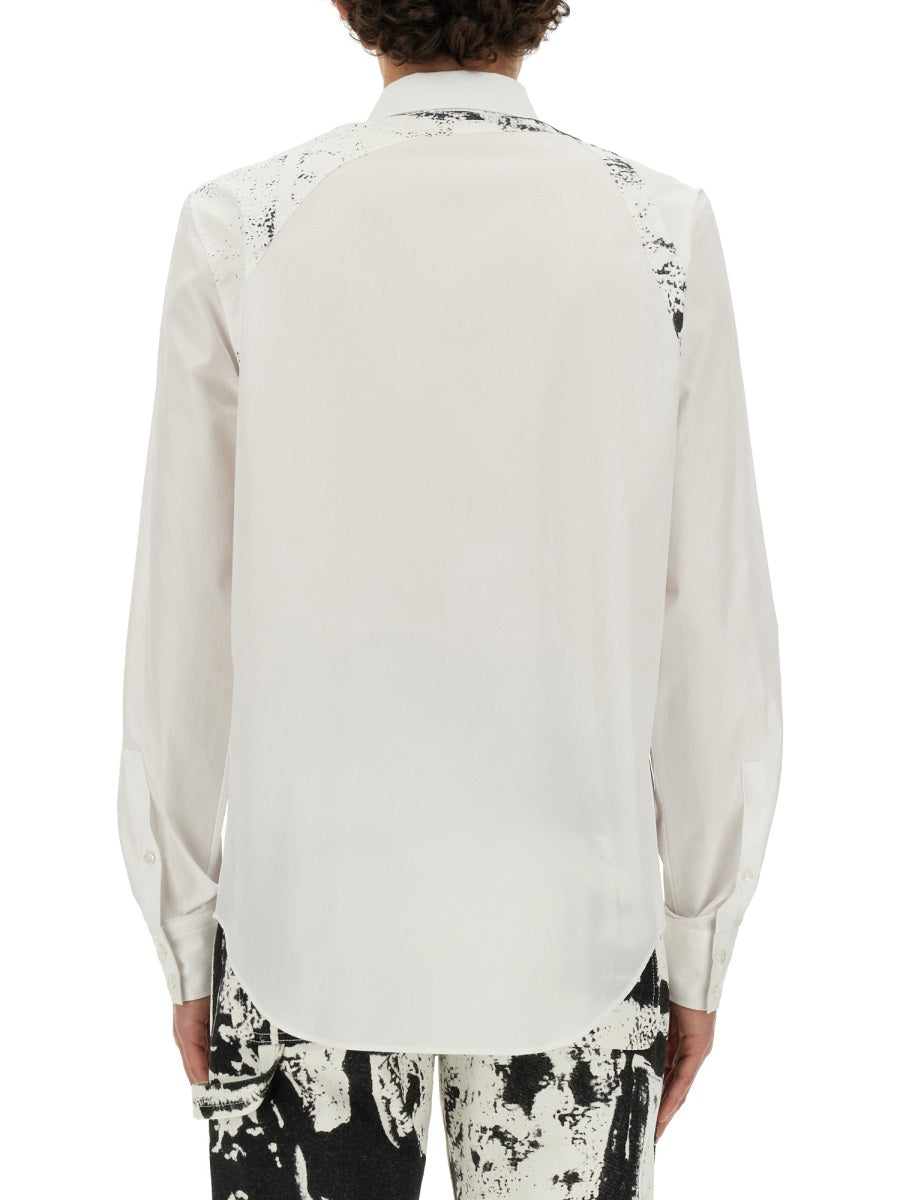 ALEXANDER McQUEEN Harness Detail Regular Fit Shirt - Size 15 1/2