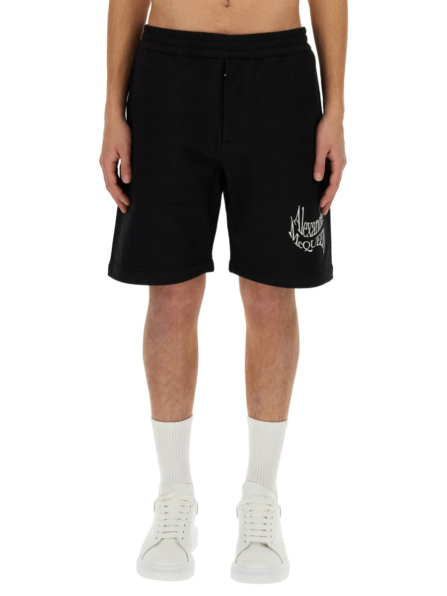 ALEXANDER McQUEEN Regular Fit Bermuda Shorts for Men