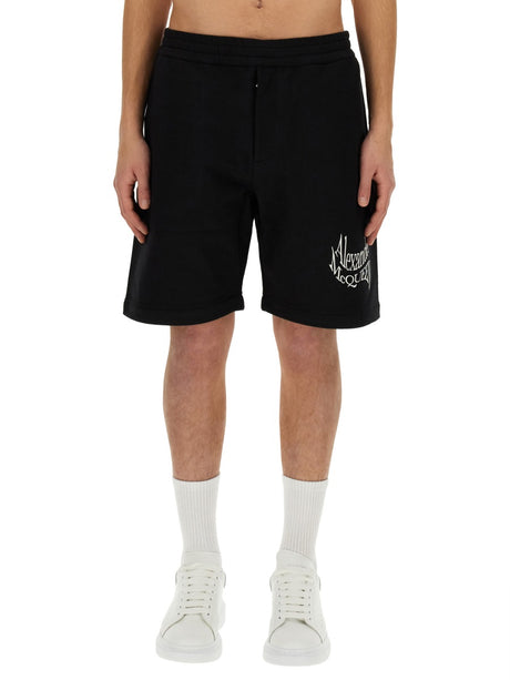 ALEXANDER McQUEEN Regular Fit Bermuda Shorts for Men