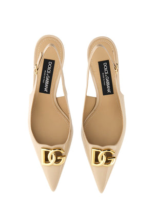 DOLCE & GABBANA Elegant Sling Back Flats