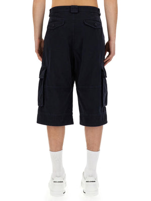 DOLCE & GABBANA Regular Fit Bermuda Cargo Shorts - SS24