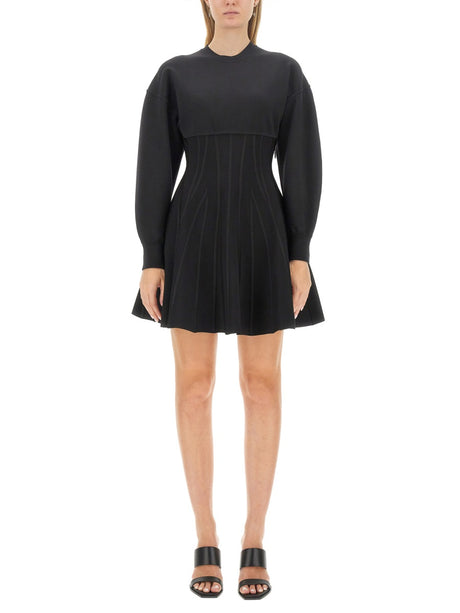 ALEXANDER McQUEEN Slim Fit Mini Dress - Size S