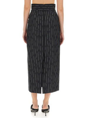 ALEXANDER McQUEEN Wool Tube Skirt - Size 40 IT